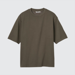 男女通用 U AIRism 棉質寬鬆圓領